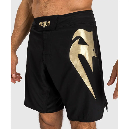 Venum Light 5.0 Fight Shorts - Black Gold