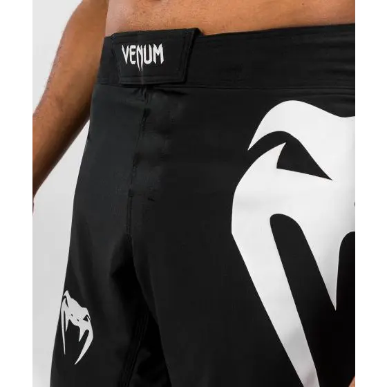 Venum Light 5.0 Fight Shorts - Black/White