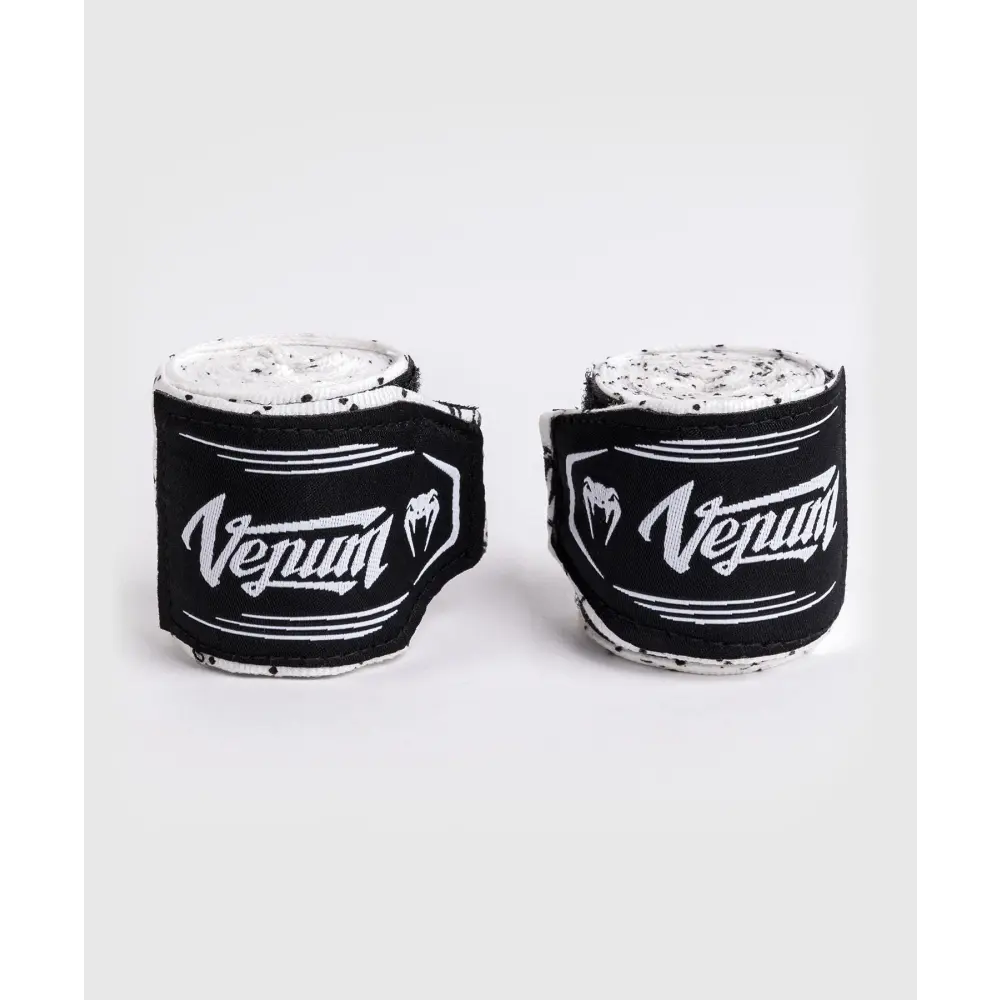 Venum Monogram Boxing Hand Wraps - White/Black - MASA