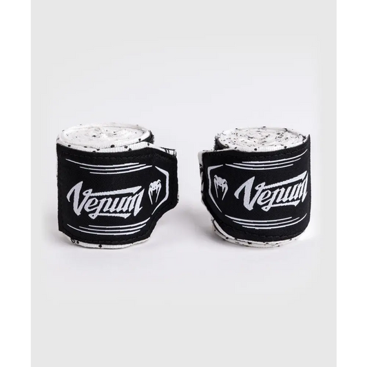 Venum Monogram Boxing Hand Wraps - White/Black - MASA