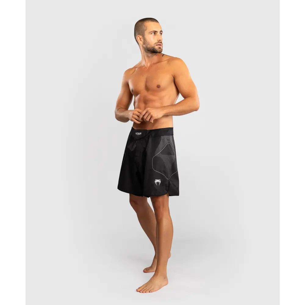 Venum Nexus Fight Shorts - Black/Silver - MASA