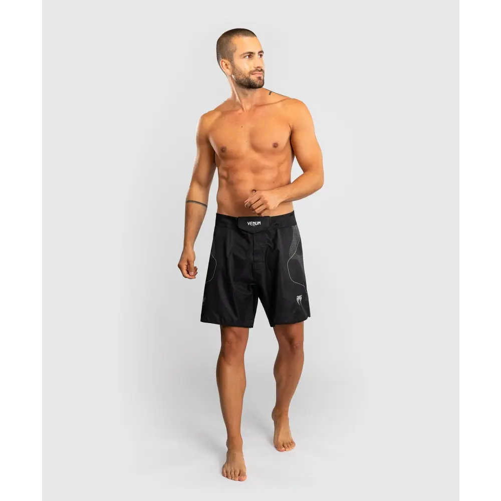 Venum Nexus Fight Shorts - Black/Silver - MASA