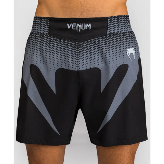 Venum No Gi Fightshorts - Black/ Silver Grey - MASA