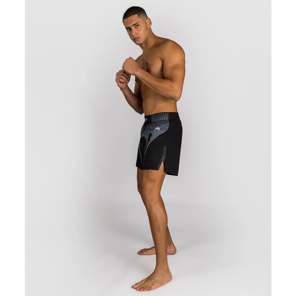 Venum No Gi Fightshorts - Black/ Silver Grey - MASA