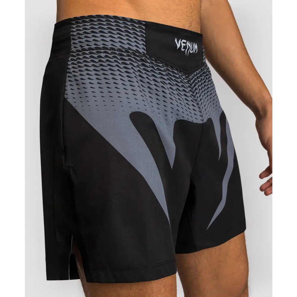 Venum No Gi Fightshorts - Black/ Silver Grey - MASA