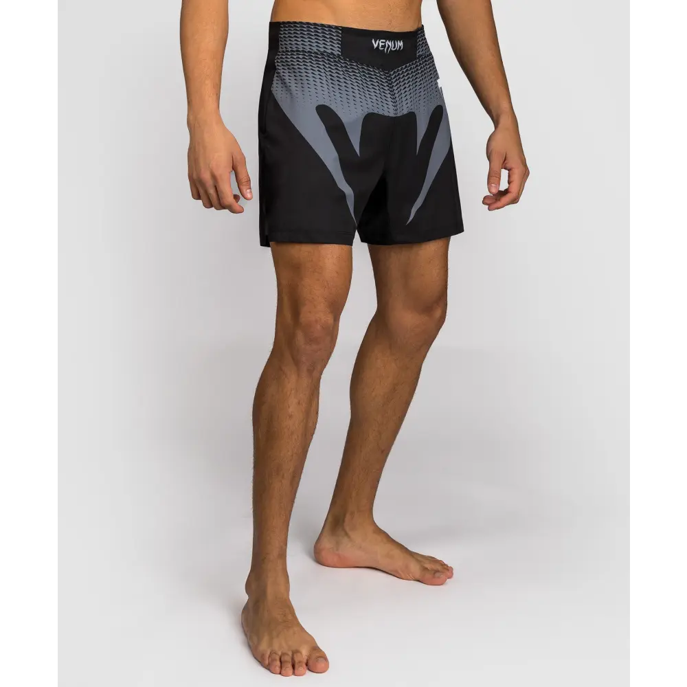 Venum No Gi Fightshorts - Black/ Silver Grey - MASA