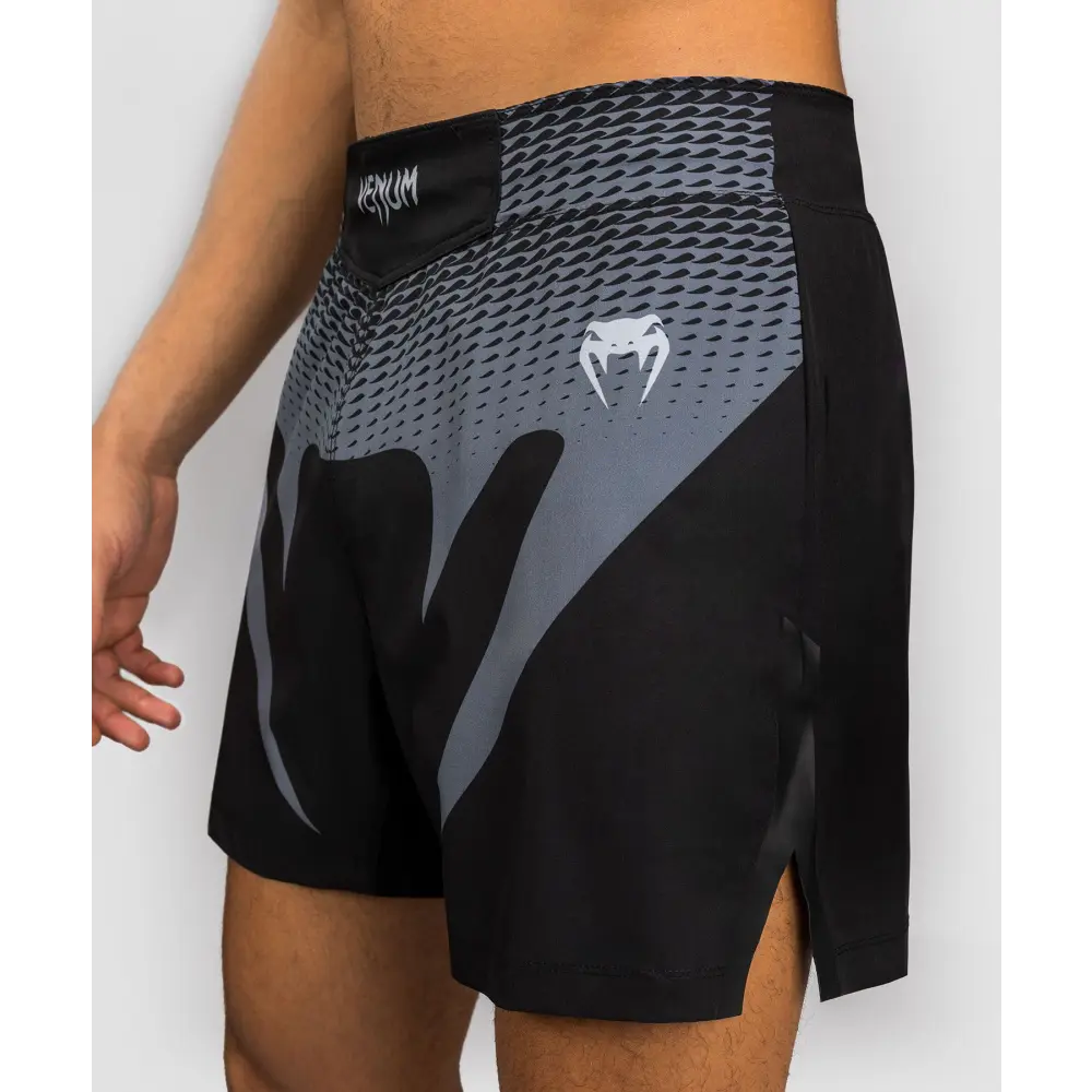 Venum No Gi Fightshorts - Black/ Silver Grey - MASA