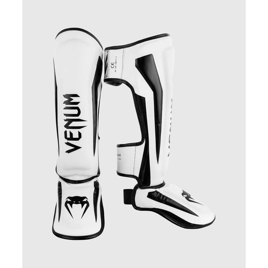 Venum Elite Shin guard white - Black