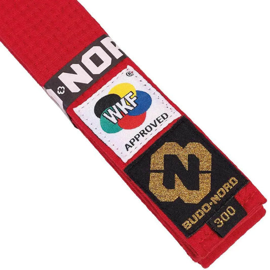 WKF Approved Budo-Nord Kumite competition belts – Red