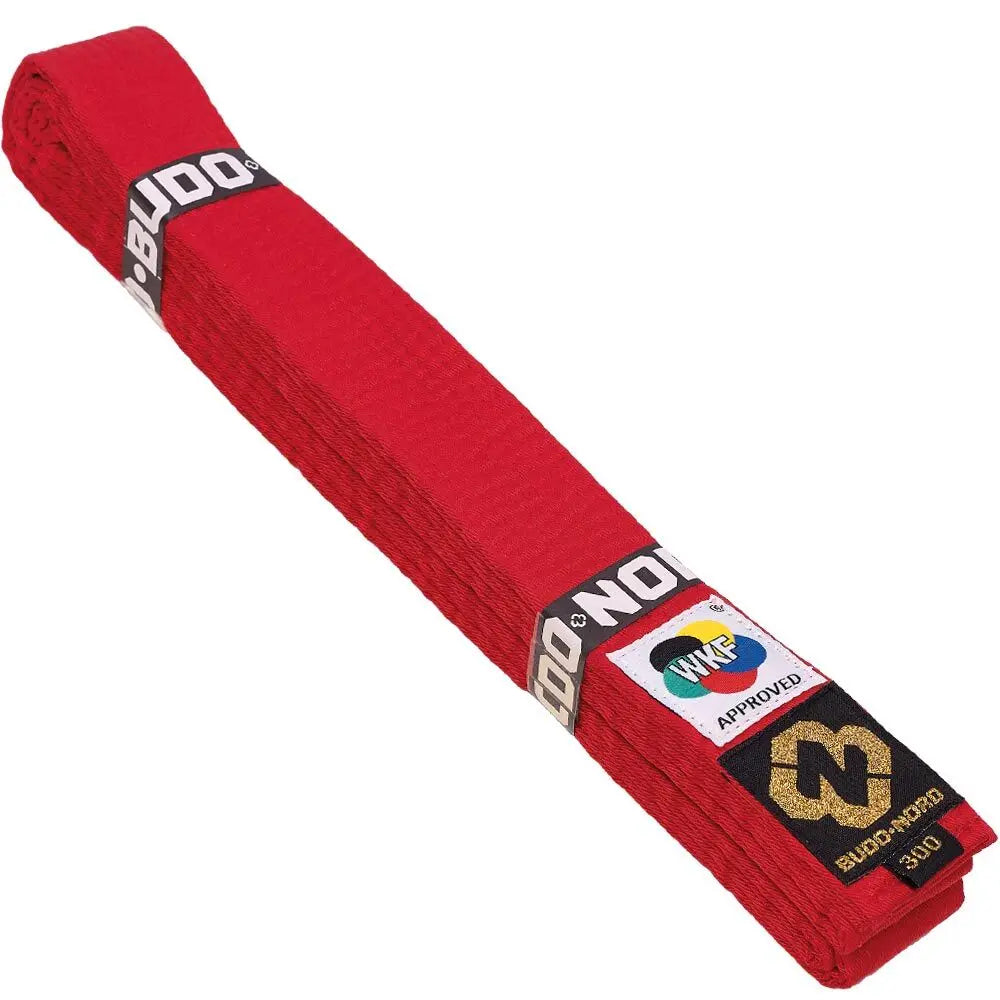 WKF Approved Budo-Nord Kumite competition belts – Red