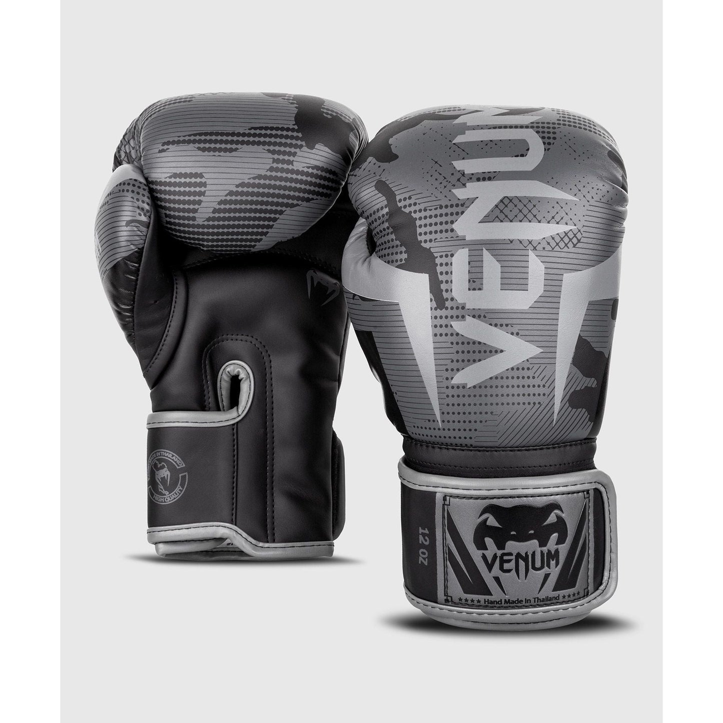 Venum Elite Boxing Gloves - Black/ Dark Camo