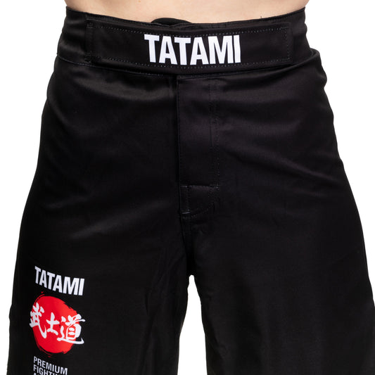 Tatami Ladies Bushido Black Grappling Shorts