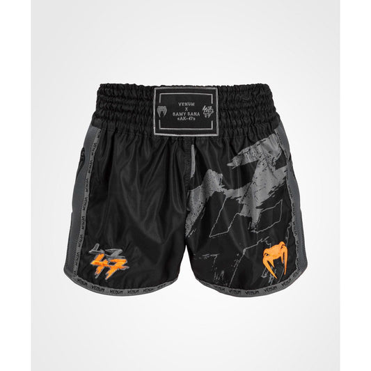 Venum S47 Muay Thai Shorts - Black/Orange
